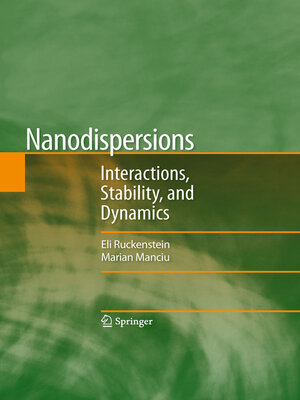 cover image of Nanodispersions